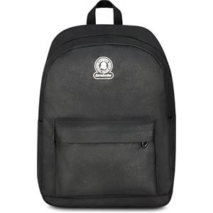 Invicta Zaino Monoscomparto Ollie Solid, Nero, Tasca Porta Borraccia, Tasca per PC 14", Zaino Scuola, Ragazza e Ragazzo