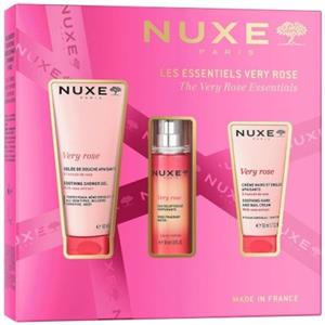 Nuxe Very Rose Cofanetto Natale: Gel Doccia Lenitivo, Acqua Profumata e Crema per Mani e Unghie