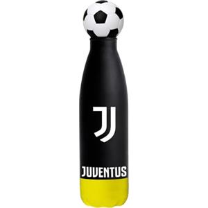 Seven Borraccia termica JUVENTUS Acciaio inox bpa free, 500ml, Copritappo in silicone, Mantenimento temperatura: caldo 12h/freddo 24h, Bambino, Ragazzo, Calcio, Prodotto ufficiale, Idea regalo