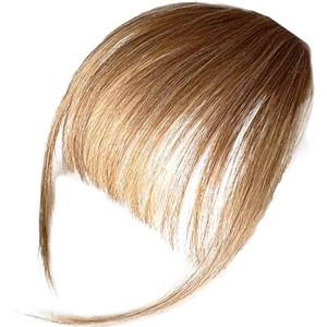 Genérico Clip a frangetta, clip su frangia di capelli veri - parrucca per capelli umani da donna con frangia con clip | copre la caduta dei capelli, uso quotidiano, finti, sorelle, mogli, estensione ca