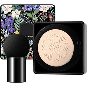 Generico Crema Bb a testa di fungo, cuscino d'aria a testa di fungo,Fondotinta BB Cream a lunga tenuta | Correttore per fondotinta in crema Air Cushion, fondotinta liquido idratante illuminante, base per unifo