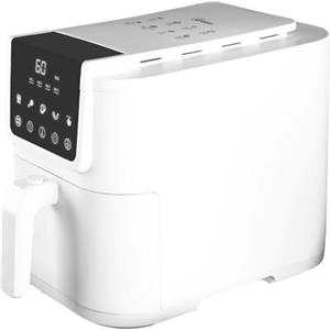 Ardes ARFRYA10LW Friggitrice Ad Aria FRIGGISANA INFINITY 5L, Friggitrice Ad Aria Slim Cavità XL Capacità 5 Litri Super Profonda, AirFryer con Display Digitale Touch e Timer 60'