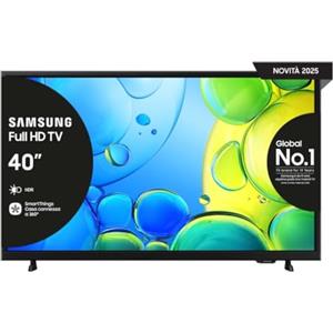 Samsung Smart TV 40'' UE40F6000FUXZT FHD, Hyper Real Processor, HDR & Pur Color, Smart Experience, OTS Lite & Adaptive Sound, SlimLook Design, 2025