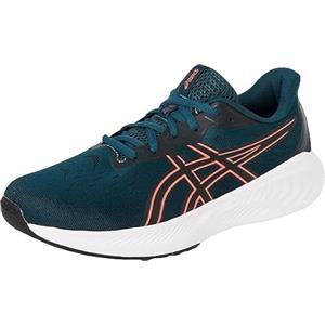 ASICS 1014A349-300 Gel-Cumulus 26 GS Uomo, Saxon Green/Coral Reef EU 35
