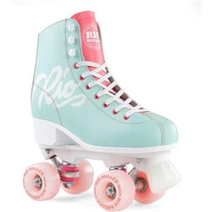 Rio Roller RIO275 Pattini, Unisex - Adulto, Multicolore (Teal/Coral), 39.5