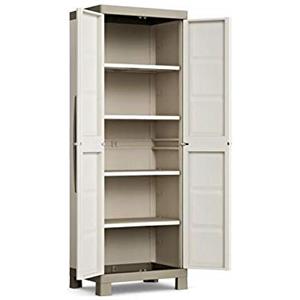 Keter KIS Armadio Excellence Alto 4 Ripiani Regolabili Sabbia