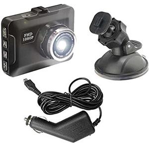 Kongou Telecamera da Cruscotto per Auto, 1080P Registratore di Guida Full HD, Sensore G Incorporato, Schermo da 2 Pollici, Visione Notturna, Grandangolo, modalità di Parcheggio 24H