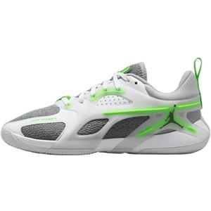 NIKE FZ2471-103 Jordan Heir Donna, Sail/Wolf Grey-Electric Green-White EU 39
