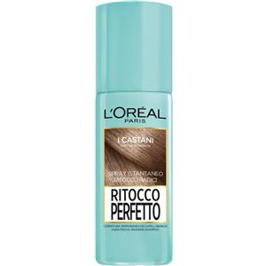 L'Oréal Paris Ritocco Perfetto Spray Istantaneo Castano 75 ml - Correttore per Radici e Capelli Bianchi