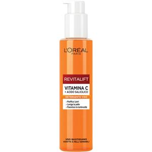 L'Oréal Paris Revitalift Detergente Viso 150 ml con Vitamina C e Acido Salicilico - Purificante e Levigante per Pelli Sensibili