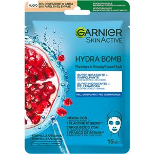 L'OREAL ITALIA SpA DIV. CPD Garnier Maschera in Tessuto HydraBomb, Formula Idratante ed Energizzante per Pelli da Dissetare, Melograno, 32 ml