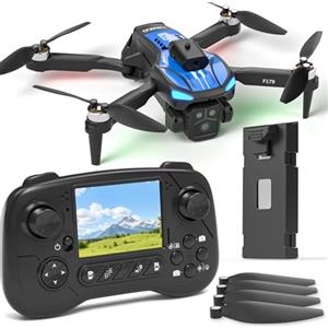 govogorc Drone Pieghévole Con Fotocamera 1080P & Schermo LCD 2,8", Evitamento Ostacoli, Motore Brushless, Quadricottero FPV WiFi, Volo A Traiettoria, Autonomia Di Volo 16 Min, Per Adulti/Principianti