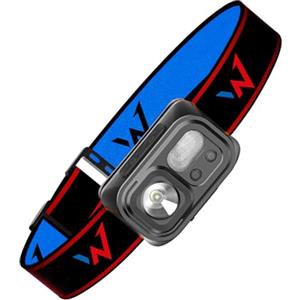 W WONDER FULL ENERGY - Torcia frontale 350 lumen, IP44, 9 modalità di illuminazione, inclinazione regolabile fino a 45°, sensore di gesto, ricaricabile. Perfetto per tutte le attività notturne.