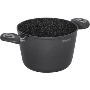 Aeternum, Petragres Ecosolution, Pentola Antiaderente, Diametro 24 cm, Full Induction, Adatto all'Induzione, Rivestimento PFAS FREE, Grigio scuro