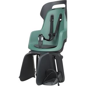 Bobike 8012300015 GO Maxi CFS XR Seggiolino Posteriore Per Bici Con Portapacchi, Per Bambini Da 9 Mesi A 6 Anni, Max 22 kg, Poggiapiedi Regolabili, Senza Attrezzi, Menta