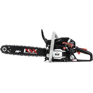 NAX POWER PRODUCTS 300C motore 45 cm3 1.6 kW barra guida 16" 40cm Briggs & Stratton prodotto con licenza sistema di rimbalzo Low Kickback motosega a scoppio motosega, Nero
