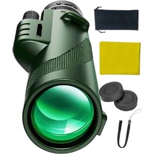 Generico Potente monoculare per adulti - Cannocchiale portatile | Ingrandimento 80x Compatto e leggero, ideale per il birdwatching, l'osservazione delle stelle e l'astronomia all'aperto