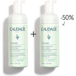 CAUDALIE Vinoclean Duo Schiuma Detergente 150ml 150ml - Mousse Eco-Friendly per Tutti i Tipi di Pelle