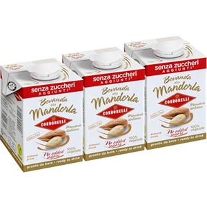 Generico 3X Condorelli Bevanda alla Mandorla con Mandorle Italiane, Senza Zuccheri Aggiunti, 500ml (NOVITA')