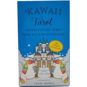 LDDYKZY Mazzo di Tarocchi Classici, 78 Tarocchi Carte, Tarocchi Adatti ai Principianti, Divertente Gioco Set di Carte Per Principiante, Classici Tarocchi Divinazione Tarocchi, Kawaii Tarot