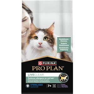 Pro Plan PURINA PRO PLAN LiveClear Sterilised Senior 7+ Tacchino - 1,4 Kg