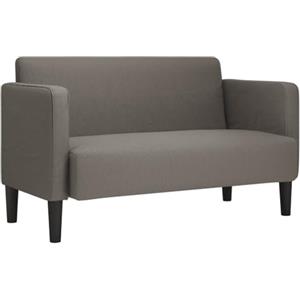 vidaXL Divano Divanetto Grigio Chiaro 109cm Tessuto di Velluto a Coste, divanetto, Divano, Divano, Divano a 2 posti, Divano, Divano a incandato