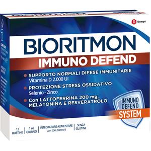 DOMPE' FARMACEUTICI SpA BIORITMON IMMUNO DEFEND 12 BUSTINE