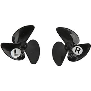 HERCHR Pala Dell'elica, 2 Pezzi RC Elica di Ricambio Kit Elica Fuoribordo Elica Motore per Barca Positivo Negativo Assemblare Controllo Dell'isolamento Termico Pala Dell'aeroplano per Aereo