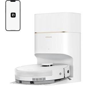 DREAME D20 Pro Plus Robot Aspirapolvere, Aspirazione da 13.000 Pa, Doppia Spazzola per Peli di Animali, Pulizia Degli Angoli, Svuotamento Automatico, Navigazione LDS e Rilevamento Laser