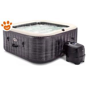 Intex SPA Greystone Deluxe 4 Posti (173x173x71cm) Piscina Idromassaggio Art. 28450 - SPA Greystone Deluxe (173x173x71cm)