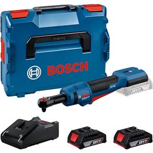 Bosch Professional 18V System Avvitatore a cricchetto a batteria GRC 18V-60 (incl. 2 GBA 2.0Ah, caricabatteria GAL 18V-40, L-BOXX)