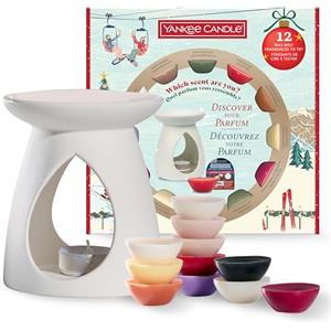Yankee Candle Set regalo di cera profumata natalizia | 12 cere profumate, 1 bruciatore per cera e 1 lumino da tè senza profumo | Collezione Après Ski | Regali di Natale perfetti per le donne