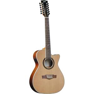 EKO GUITARS - One A150ce XII, Chitarra Acustica Elettrficata, Top in Abete Sitka Laminato, Fasce, Fondo e Manico in Mogano,Tastiera in South American Roupanà, Colore Natural