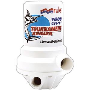 Rule Pompa Centrifuga Dual Port 12V - 100 L/min, per Ricircolo Acqua e Lavaggio Coperta