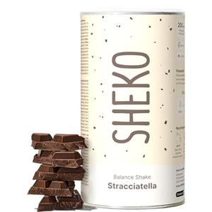 SHEKO - Frullato sostitutivo di base - 21 frullati per barattolo - Alto contenuto proteico - Gusto naturale - Frullato dimagrante - Dieta (378 g), Stracciatella)