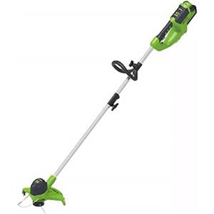 Greenworks 40V Tagliabordi a Batteria per Giardini Medi, Altezza Regolabile, Ampiezza di Taglio 30cm, Filo di Nylon da 1,65mm con Autofeed, SENZA Batteria 40V e Caricabatterie, Garanzia 3 Anni G40LT
