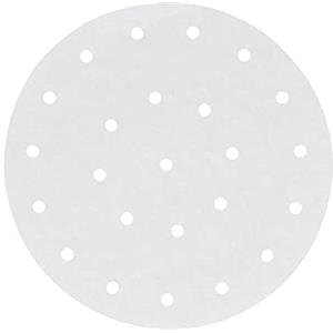 Cikonielf Carta da Forno, 100PCS Carta Antiaderente per Assorbire L'olio Carta per Barbecue Rotonda per Friggitrice Carta per Friggere per Padella Carta per Cottura a Vapore Carta per Olio da Forno(21.5cm)