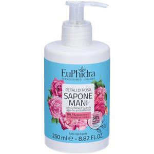 Euphidra Sapone Liquido Petali di Rosa 250ml - Delicato e Idratante con Lichene d'Islanda