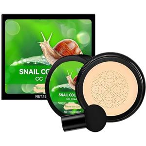 Generico Fondotinta Cushion - Correttore Idratante Viso | Cuscino Aria CC Effetto Matte e Naturale per Pelli Sensibili e Grasse con Touch-Up Quotidiano