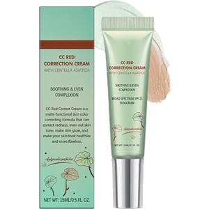 Generisch 15 Ml CC Red Correction Cream Carnagione coprente contro arrossamenti Crema Perfezionatore E Correttore Per Imperfezioni Cura Cosmetica Per Il Viso Con Correzione Colore