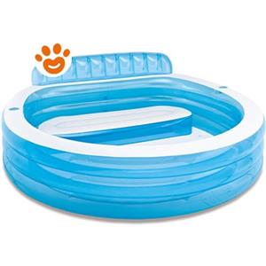 Intex Piscina Family con Poltrona (229x218x79cm) Art. 57190 - Confezione Da 1 Pezzo
