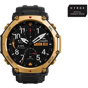 Amazfit T-Rex 3 Pro 3,81 cm (1.5'') AMOLED 48 mm Digitale 480 x 480 Pixel Touch screen Oro Wi-Fi GPS (satellitare)