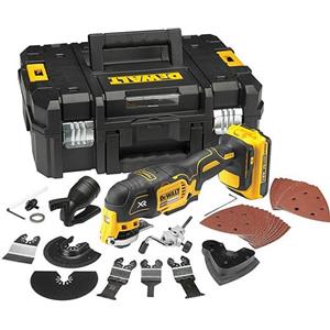 DeWalt DCS355D2 Utensile Multi-Funzione Brushless 18V con 2 Batterie 2.0 Ah e 35 Accessori in Valigetta