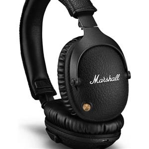 Marshall Monitor II - Cuffie over-ear Bluetooth con riduzione attiva del rumore, fino a 30 ore di autonomia, colore nero
