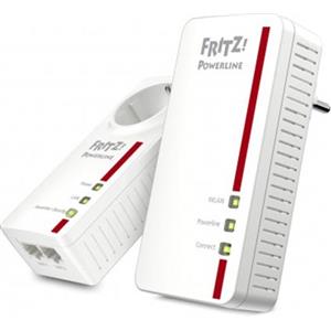 AVM FRITZ!Powerline Powerline 1260E WLAN Set 1200 Mbit/s Collegamento ethernet LAN Wi-Fi Bianco 2 pz