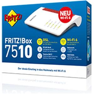 AVM FRITZBox 7510 wireless router Gigabit Ethernet Singleband 2.4 GHz White