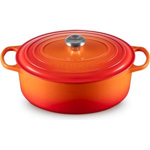 Le Creuset Evolution, cocotte ovale 31 cm in ghisa vetrificata - arancio