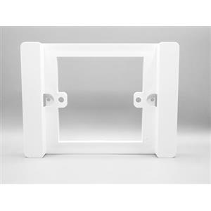 Habbii Adattatore BIANCO da scatola 503 a 86x86, placca adattatore riduttore da 503 a 86x86 in plastica. Supporto adattatore cassetta per termostati