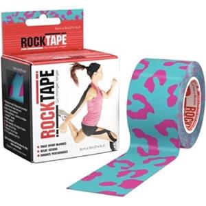 RockTape Nastro Kinesiologico Unisex (5cm x 5m) - Elastico Terapeutico Sportivo Senza Lattice per Spalla, Caviglia, Gomito, Polso, Schinieri e Ginocchio - Miamikatz