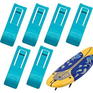 yanzisura 6PCS Clip per Pinne per Tavola da Surf, Clip di Ricambio per Pinne da Paddle, Clip di Ricambio per Pinne per Tavola da Surf, Clip per Pinne per Pinne Sicure per Tavola da Surf Paddle